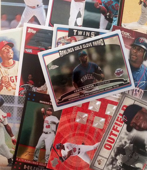 Torii Hunter 20-Card Set with 2-Piece Acrylic Case