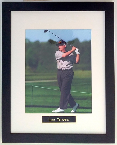 Lee Trevino former PGA Pro 8x10 Photo Matted in an 11x14 Frame