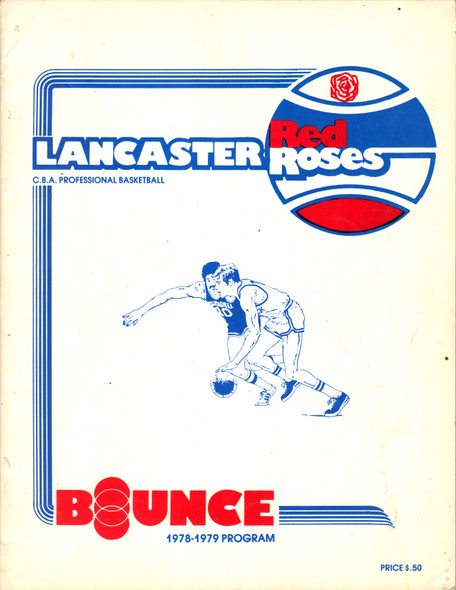 1978-79 Lancaster Red Roses CBA Team Program