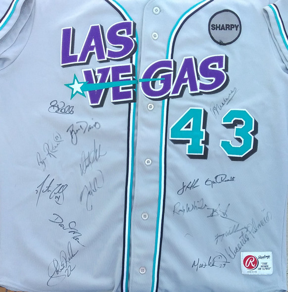 Las Vegas Stars Autographed Authentic Game-Worn Jersey