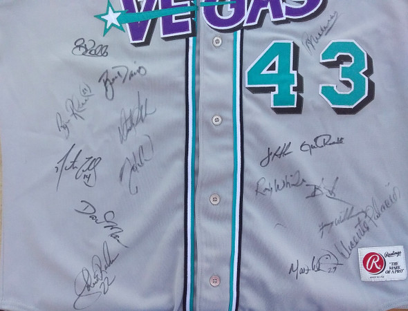 Las Vegas Stars Autographed Authentic Game-Worn Jersey