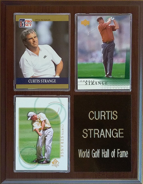 Curtis Strange PGA  3-Card 7x9 Plaque