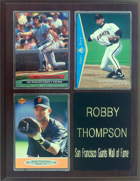 Robby Thompson San Francisco Giants 3-Card 7x9 Plaque