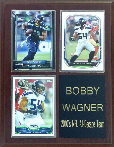 Bobby Wagner Seattle Seahawks 3-Card 7x9 Plaque
