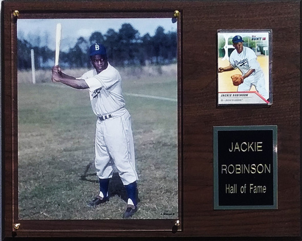 Jackie Robinson Brooklyn Dodgers 12x15 Player Plaque