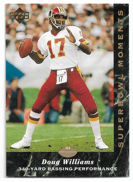 Doug Williams 1993 Upper Deck NFL Experience GOLD Card 9