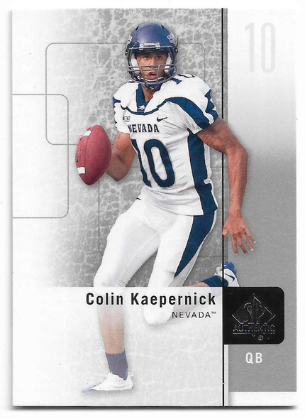 Colin Kaepernick 2011 SP Authentic Rookie Card 72