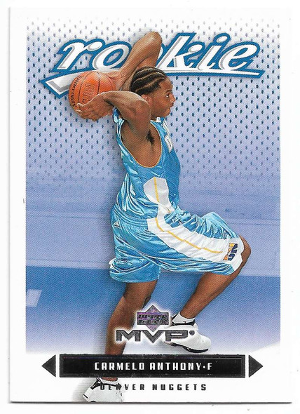 Carmelo Anthony 2003-04 Upper Deck MVP ROOKIE Card 203