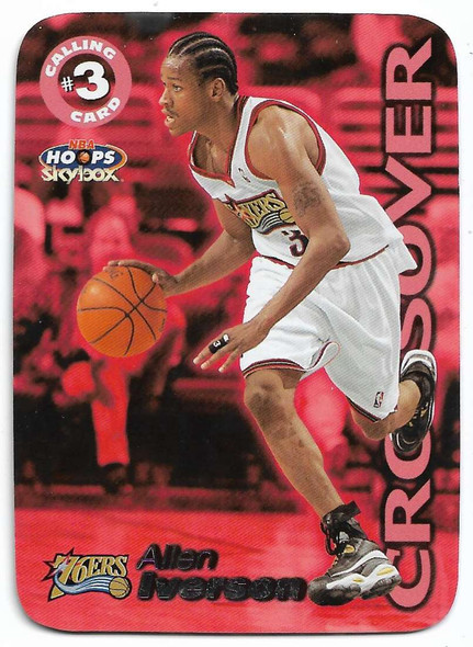 Allen Iverson 1999-00 Hoops Calling Card 5