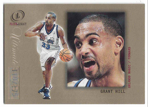 Grant Hill 2000-01 Fleer Legacy Ultimate Card 38 110/175