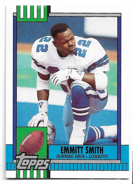 Emmitt Smith 1990 Topps Traded Rookie Card 27T C
