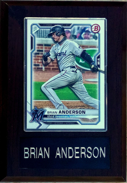Brian Anderson 4x6 Player Plaque