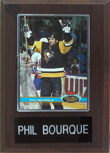 Phil Bourque Pittsburgh Penguins Player Plaque