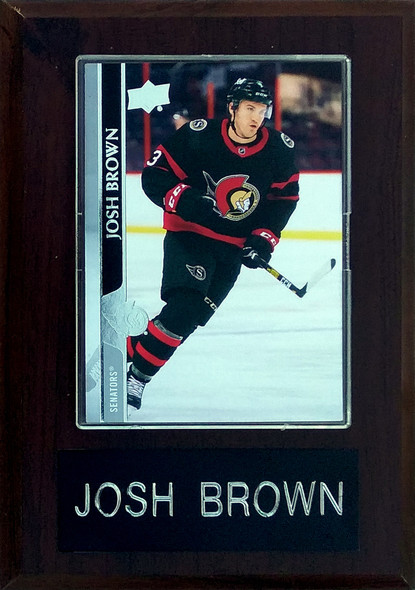 Josh Brown Ottawa Senators Player Plaque