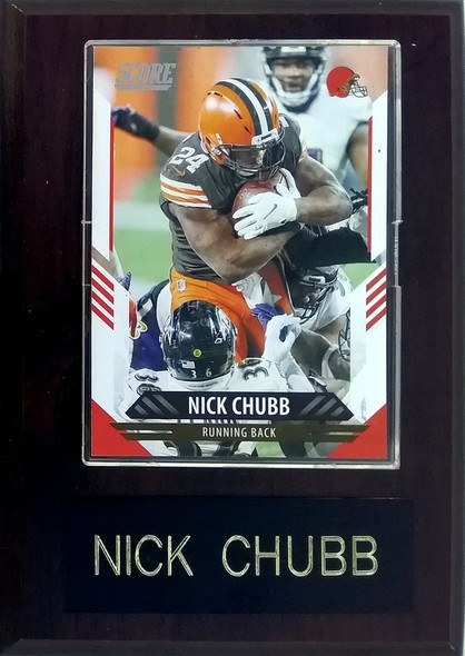 Nick Chubb Cleveland Browns Player Plaque
