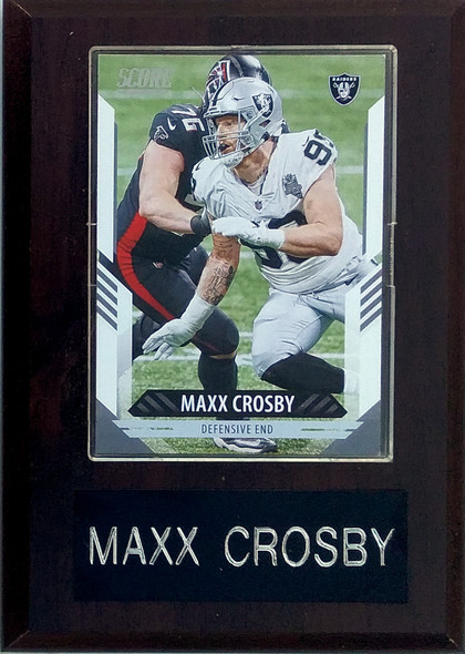 Maxx Crosby Las Vegas Raiders Player Plaque