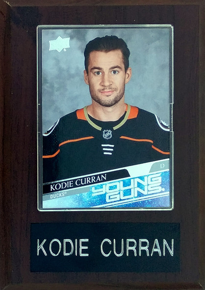 Kodie Curran Anaheim Ducks Player Plaque