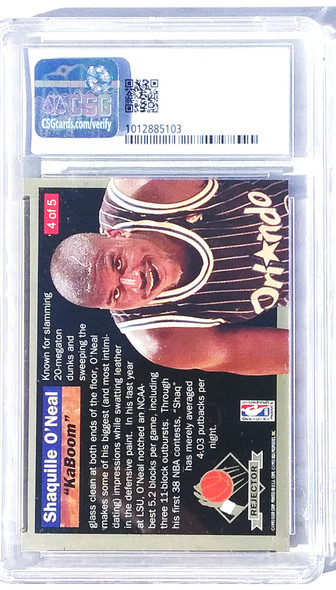 Shaquille O'Neal 1992-93 Ultra Rejector Card 4 Graded 7 CSG