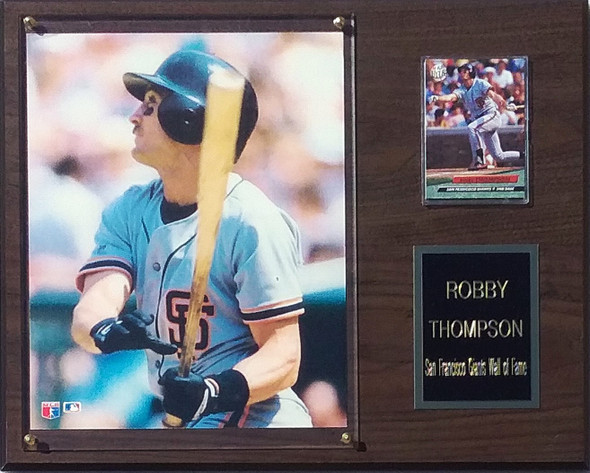 Robby Thompson San Francisco Giants 12x15 Player Plaque