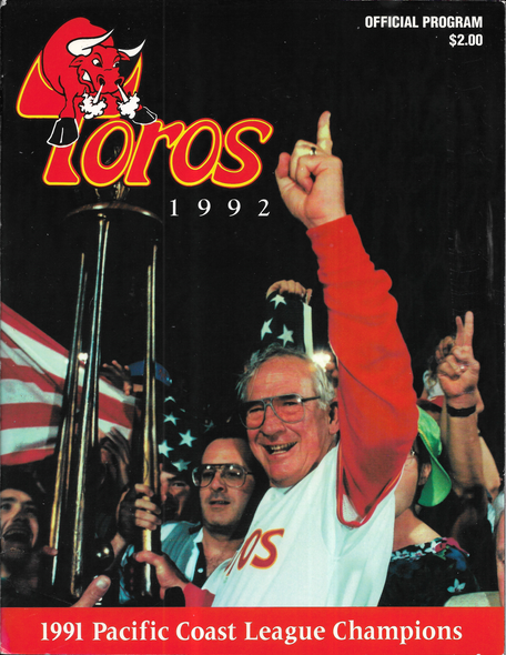 1992 Tucson Toros Souvenir Program