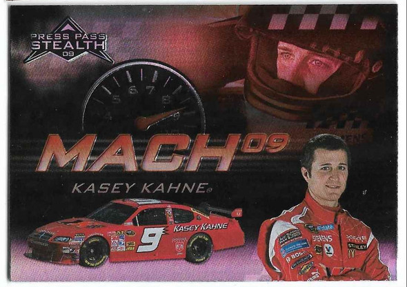 Kasey Kahne 2009 Press Pass Stealth Mach09 Card M9 3