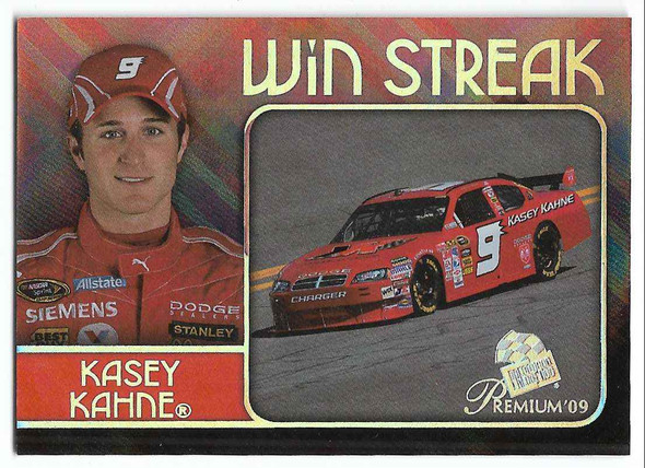 Kasey Kahne 2009 Press Pass Premium Win Streak Card WS11