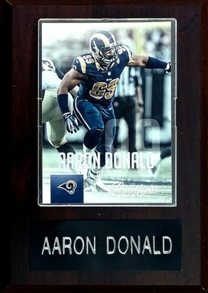 Aaron Donald Los Angeles Rams Player Plaque