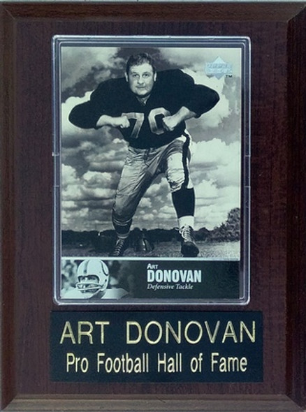 Art Donovan Baltimore Colts Player Plaque