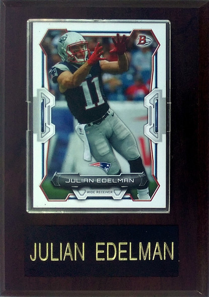 Julian Edelman New England Patriots Player Plaque