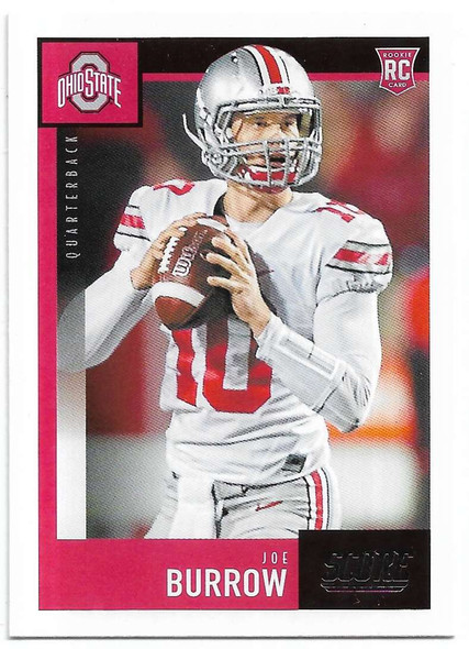 Joe Burrow 2020 Panini Score Rookie Card 438