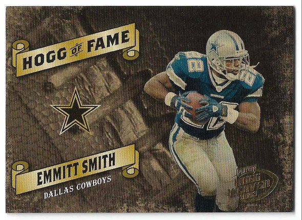 Emmitt Smith 2003 Playoff Hogg of Fame Card HF-6 379/500