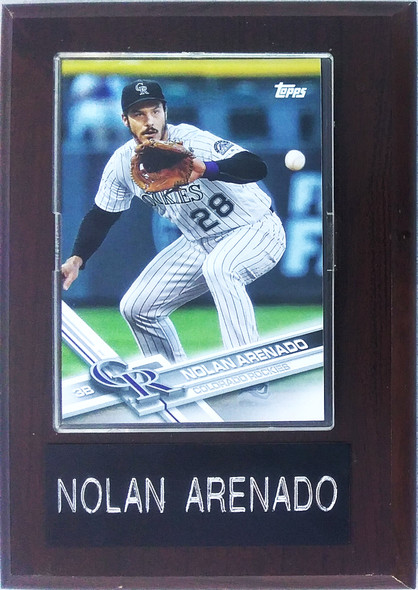 Nolan Arenado Colorado Rockies 4x6 Player Plaque