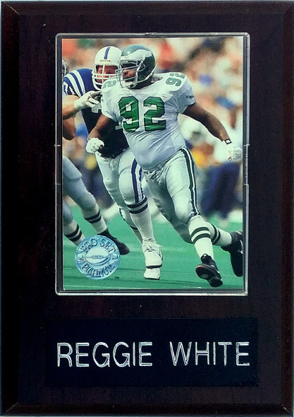 Reggie White Philadelphia Eagles 4x6 Player Plaque