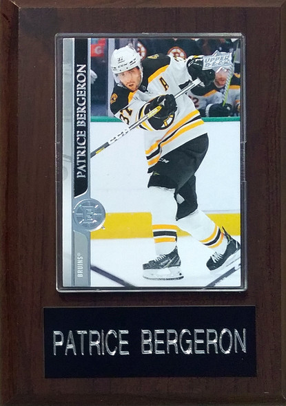 Patrice Bergeron Boston Bruins 4x6 Player Plaque