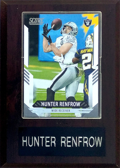 Hunter Renfro Las Vegas Raiders 4x6 Player Plaque