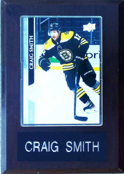 Craig Smith Boston Bruins 4x6 Player Plaque