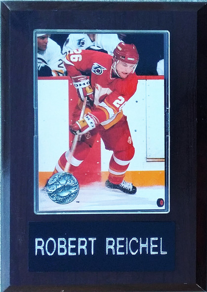 Robert Reichl Calgary Flames 4x6 Player Plaque