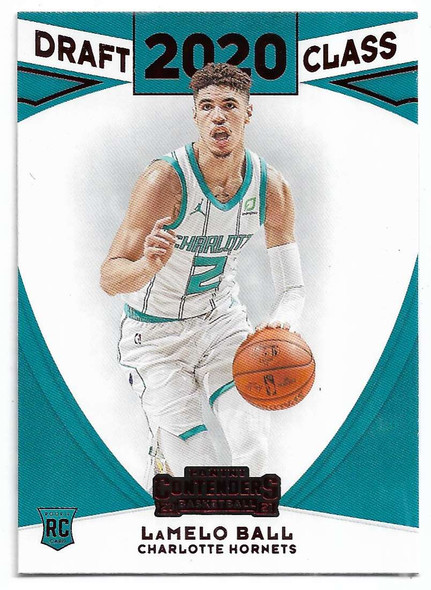 LaMelo Ball 2020-2021 Panini Contenders Red Rookie Card 25