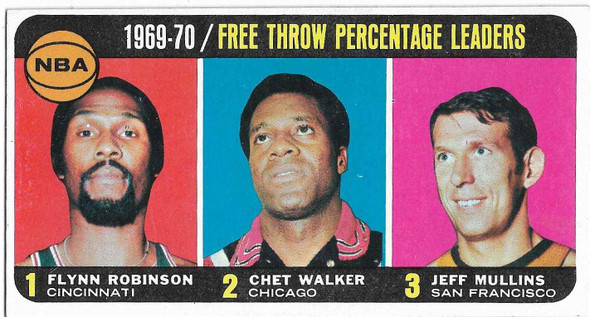 Flynn Robinson, Chet Walker, Jeff Mullins 1970-71 Topps Card 4