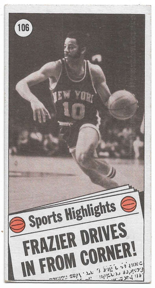 Walt Frazier New York Knicks 1970-71 Topps Card 106