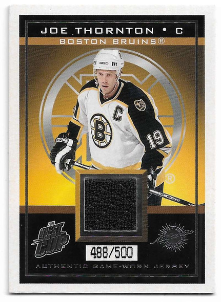 Joe Thornton 8X10 Boston Bruins Home Jersey (Skating)