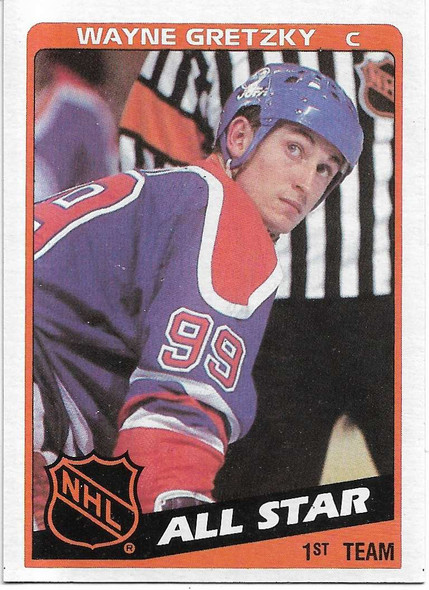 Wayne Gretzky 1984-85 Topps Card 154 (a)