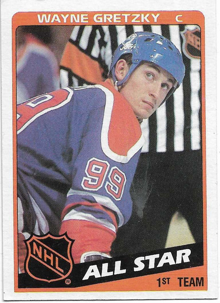 Wayne Gretzky 1984-85 Topps Card 154 (b)