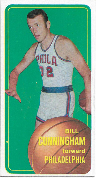 Bill Cunningham 1970-71 Topps Card 140