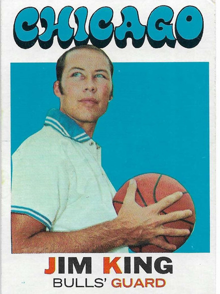 Jim King 1971-72 Topps Card 72