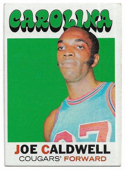 Joe Caldwell 1971-72 Topps Card 155