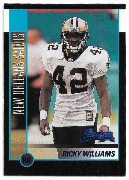 Ricky Williams 2002 Bowman Silver Rookie Card 251 207/250