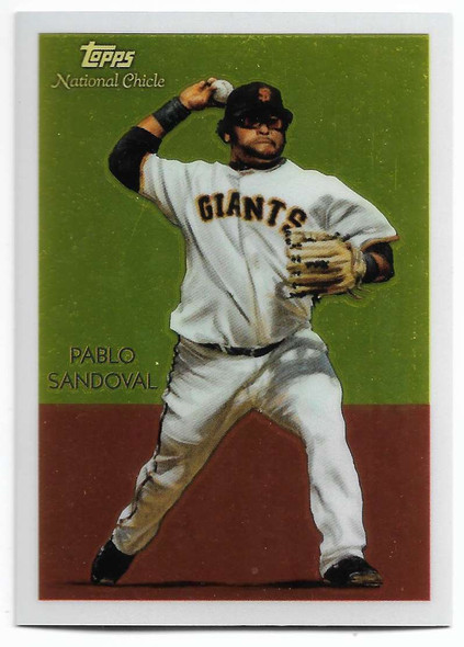 Pablo Sandoval 2010 Topps Chrome National Chicle Card CC33