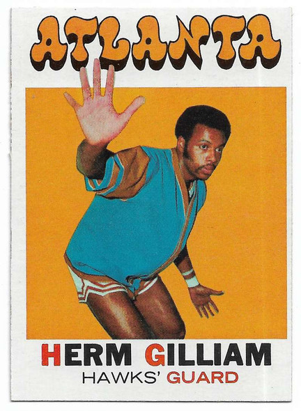 Herm Gilliam 1971-72 Topps Rookie Card 123