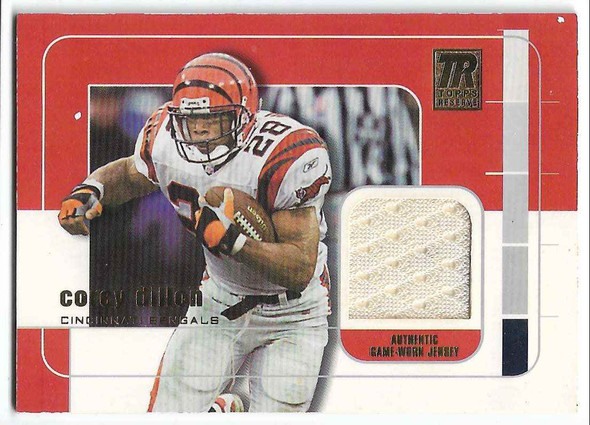 Corey Dillon 2002 Topps Reserve Jersey Card RR-CD